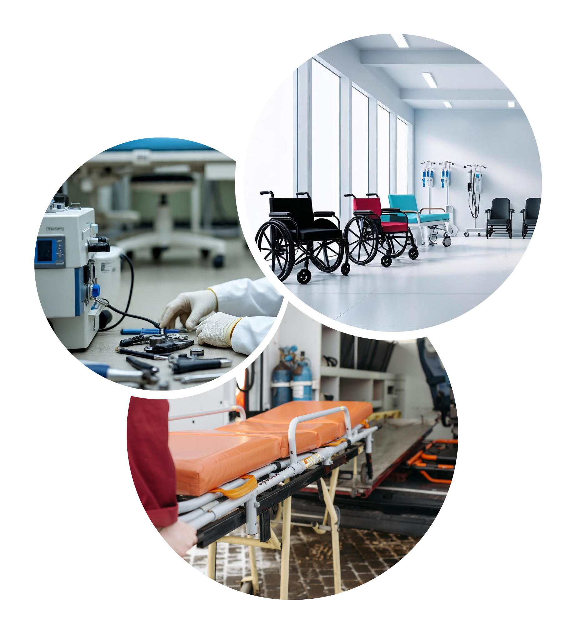 Ambulance Agadir d’ERRA Médicale prête pour transport médica