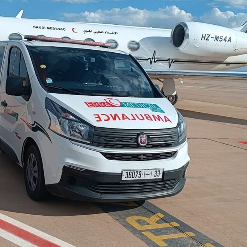 ambulance Agadir pour transfert hospitalier sécurisé
